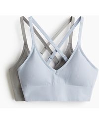 H&M - Set Van 2 Sport-bh's Met Drymovetm - Lyst