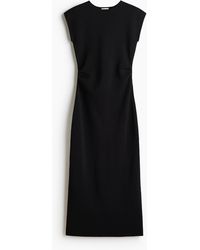 H&M - Robe Midi À Effet Drapé - Lyst