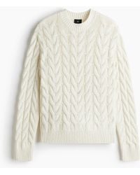 H&M - Pull Loose Fit En Maille Torsadée - Lyst