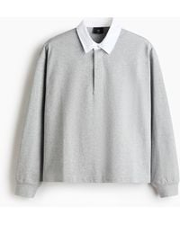 H&M - Poloshirt aus Baumwolle in Loose Fit - Lyst