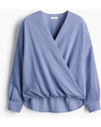 H&M - Wickelbluse - Lyst