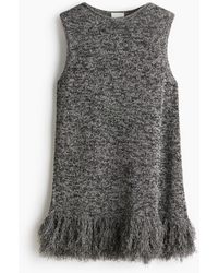 H&M - Stricktop mit Fransen - Lyst