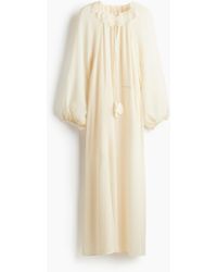 H&M - Maxi-jurk Van Chiffon - Lyst