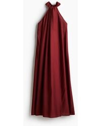 H&M - Maxi-Neckholderkleid - Lyst