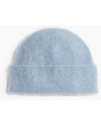 H&M - Gerippte Beanie aus Wolle - Lyst