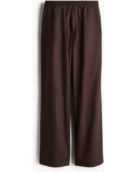 H&M - Katoenen Broek Met Drawstring - Lyst