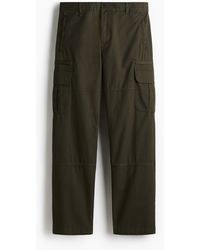 H&M - Cargohose aus Twill in Regular Fit - Lyst