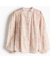 H&M - Oversized Blouse Van Viscosemix - Lyst