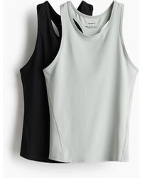 H&M - 2er-Pack Sport-Tanktops mit DryMove - Lyst