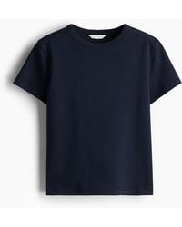 H&M - T-Shirt aus Baumwolle - Lyst