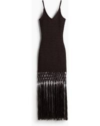 H&M - Robe façon crochet avec franges - Lyst