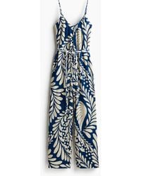 H&M - Jumpsuit mit Bindegürtel - Lyst