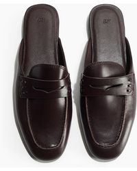 H&M - Pennyloafer-Mules - Lyst