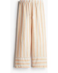 H&M - Rechte Broek Met Drawstring - Lyst