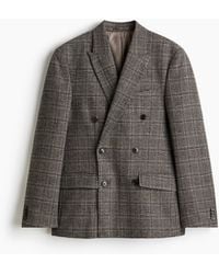 H&M - Zweireihiges Jackett aus Wollmix in Regular Fit - Lyst