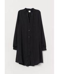 H&M Tunique à encolure en V - Noir