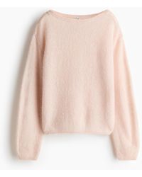 H&M - Pull En Maille Fine Avec Encolure Bateau - Lyst