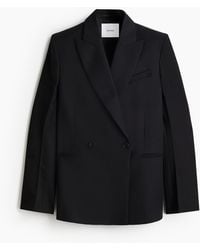 H&M - Zweireihiger Blazer aus Wolle - Lyst