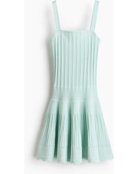 H&M - Gebreide Jurk Met Uitlopende Rok - Lyst