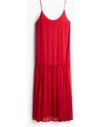 H&M - Maxi-jurk Van Chiffon - Lyst