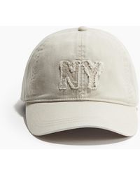 H&M - Baumwollcap mit Applikation - Lyst