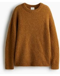 H&M - Pull Oversize En Alpaga Mélangé - Lyst