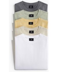 H&M - Set Van 5 T-shirts - Lyst