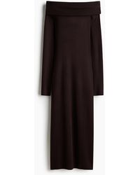 H&M - Off-Shoulder-Kleid - Lyst
