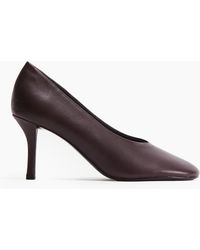 H&M - Pumps aus Leder - Lyst