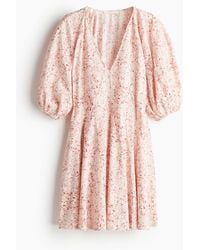 H&M - Kleid mit ausgestelltem Jupe - Lyst