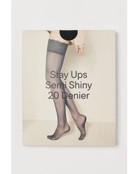 H&M 20 Denier Stay-ups - Black