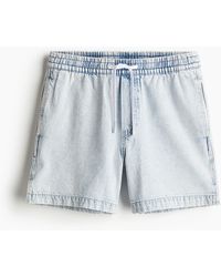 H&M - Regular Denim Shorts - Lyst