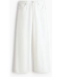H&M - Wide Regular Waist Jeans - Lyst
