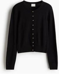 H&M - Gestrickter Cardigan - Lyst