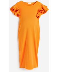 H&M - MAMA Kleid mit Volantärmeln - Lyst
