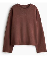 H&M - Pullover mit Rollkanten - Lyst