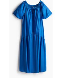 H&M - Jurk Met Drawstring - Lyst
