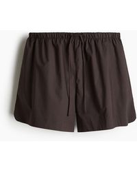 H&M - Short en coton avec cordon de serrage - Lyst