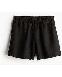 H&M - Pull-on-Shorts aus Leinen - Lyst