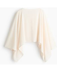 H&M - Fijngebreide Cape - Lyst