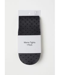H&M Mama Spotted Tights - Black