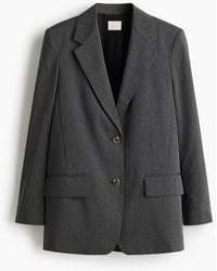 H&M - Longblazer - Lyst