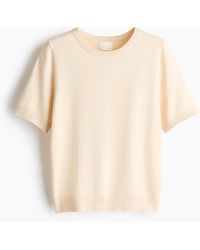 H&M - Fijngebreide Top - Lyst