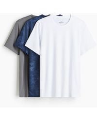 H&M - 3er-Pack Sportshirts mit DryMoveTM in Regular Fit - Lyst