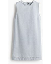 H&M - Robe droite en denim - Lyst