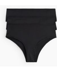 H&M - Set Van 3 Slips Van Microvezel - Lyst