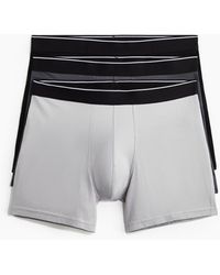 H&M - 3er-Pack Halblange Trunks mit Lycra® - Lyst