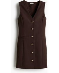 H&M - Waistcoat dress - Lyst