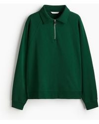 H&M - Oversized Ziptop-sweater - Lyst