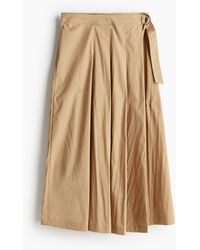 H&M - Plissierter Wickeljupe - Lyst